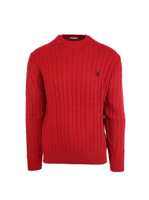 Pullover girocollo trecce US Polo Assn | Maglie | 730050413255
